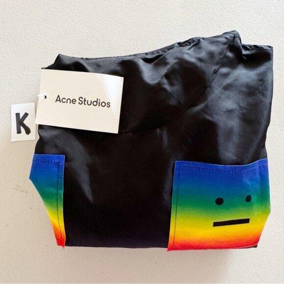 ACNE STUDIOS Rainbow Hooded Jacket Large - Picture 12 of 13